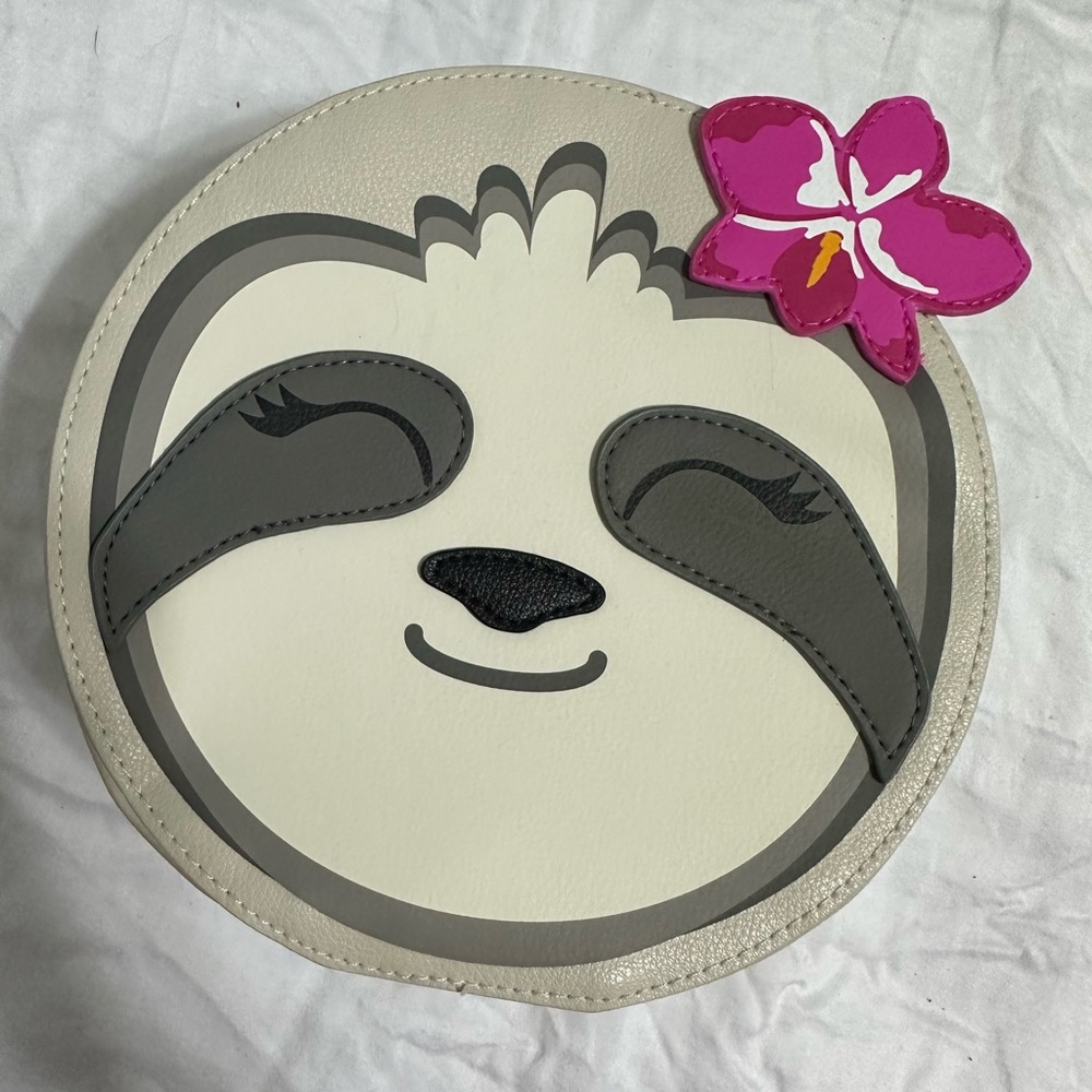 Vera Bradley Sloth Cosmetic in Hanging Around